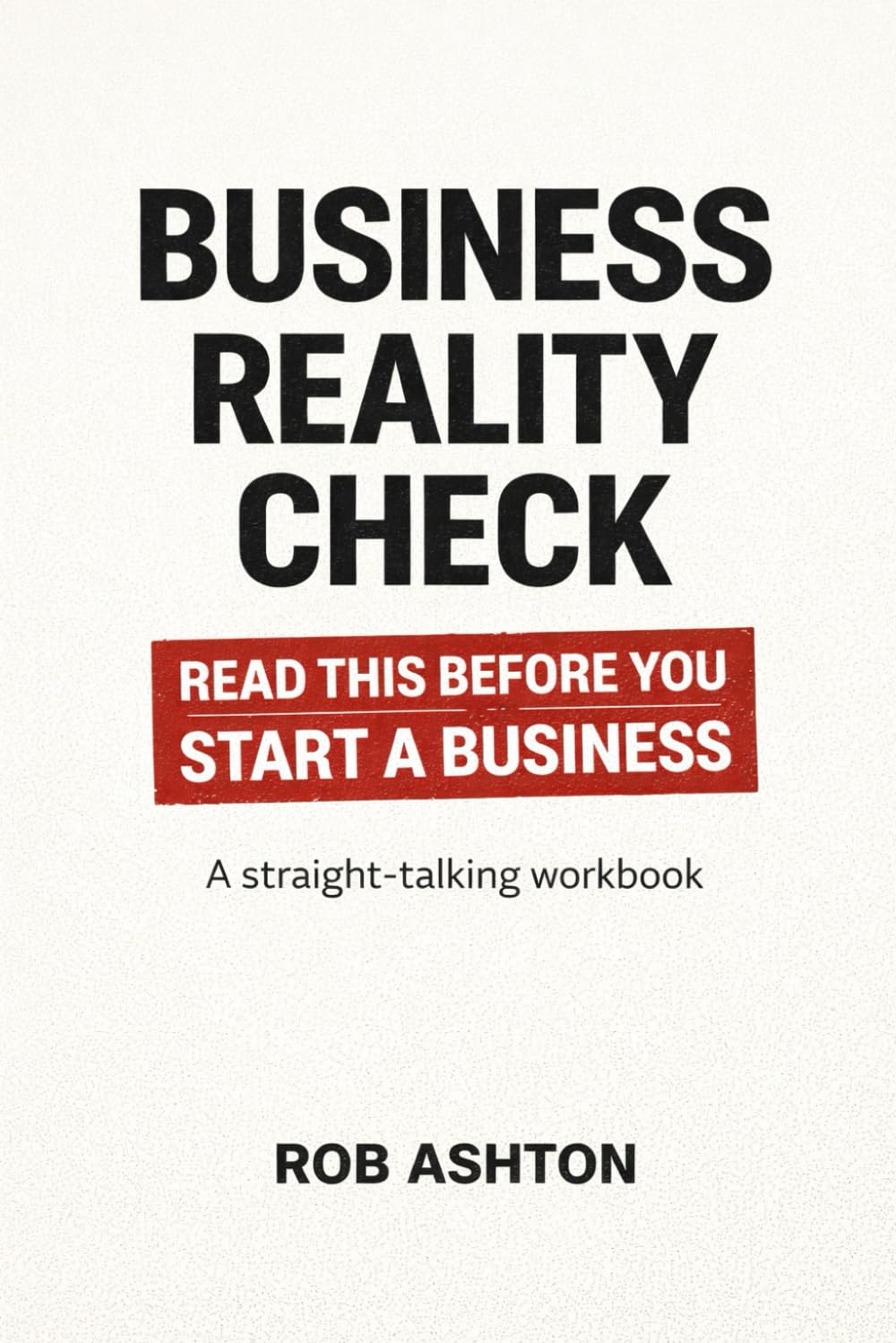 The Business Reality Check book cover
